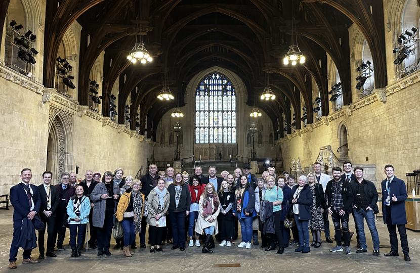 Coach Trip to Parliament Group in Westminster Hall - March 2023