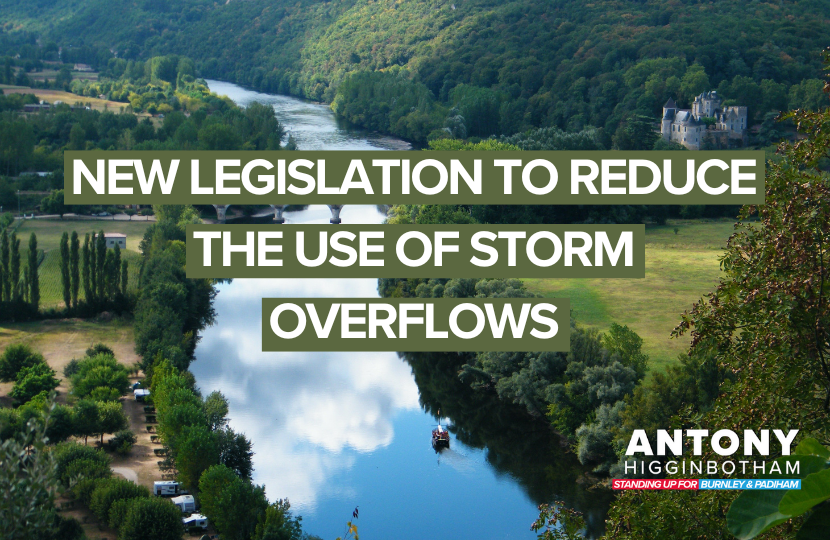 Action and legislation to reduce the use of storm overflows